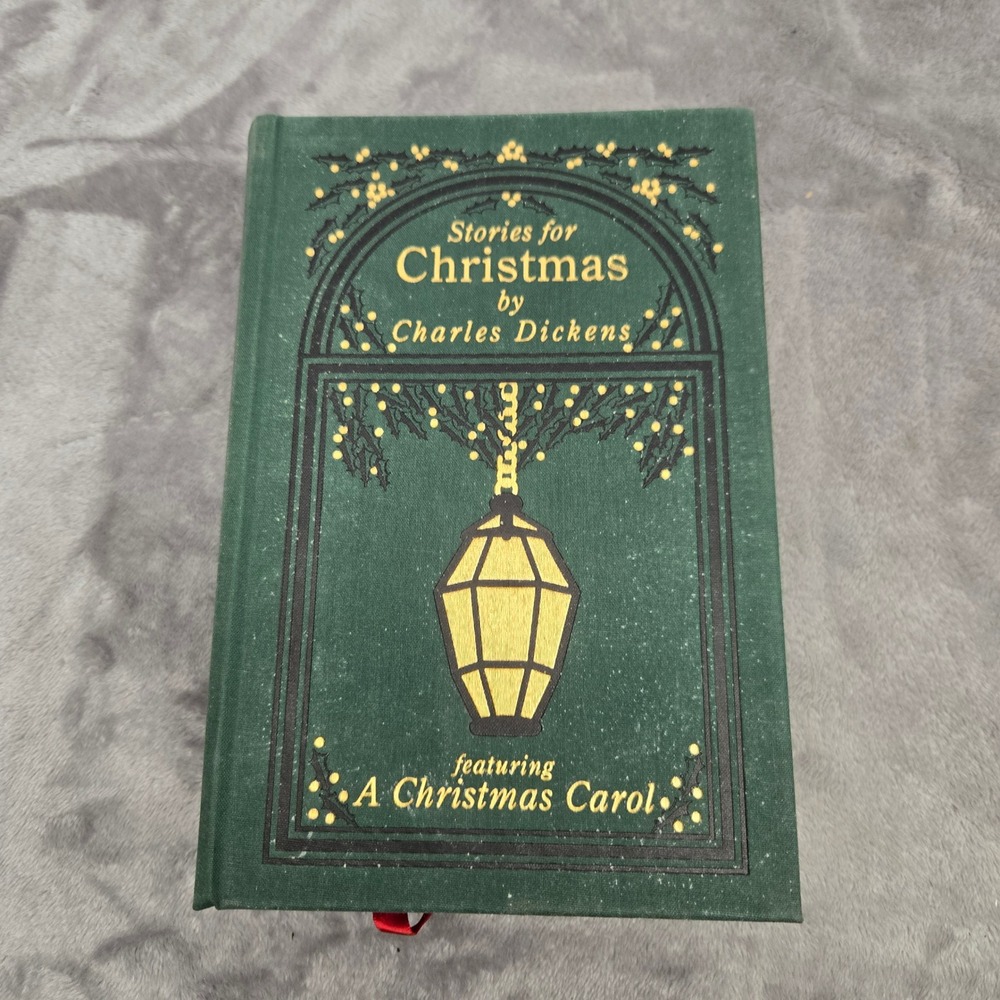 Stories for Christmas Charles Dickens Platinum Press 1999 Deluxe Hardcover Green